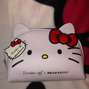 Just in New with tag The Crème Shop Hello Kitty Dome Shape Makeup Bag